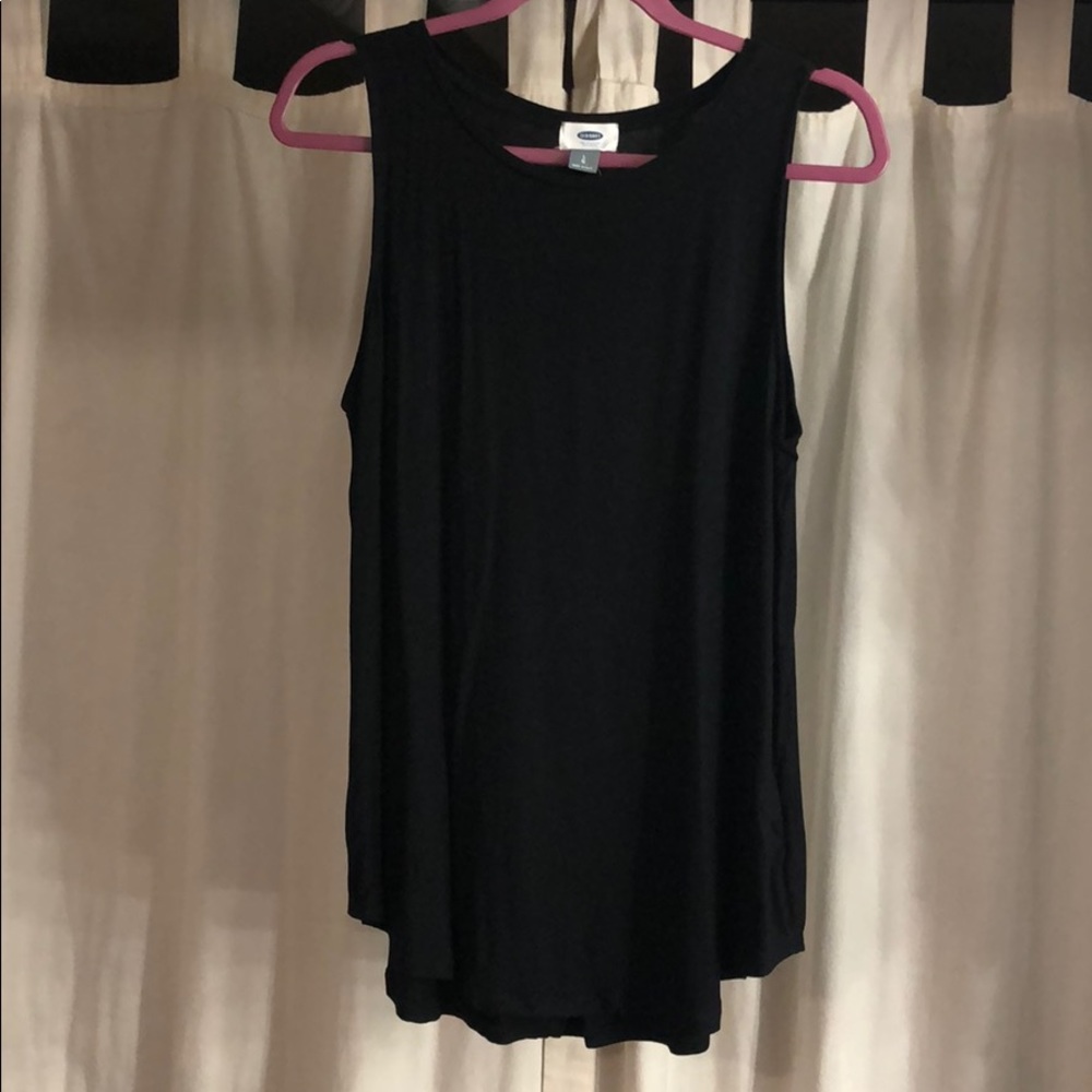 Black tank top